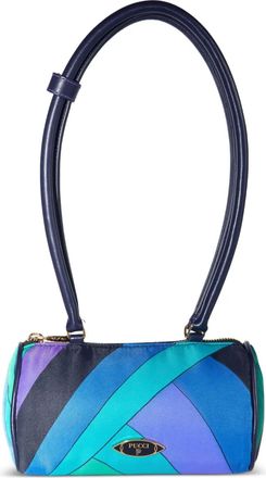 Pucci Iridie-print mini handbag - women - Nylon/Nappa Leather - OS - Blue