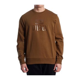 Diesel Hoodies - male - Diesel - Sweatshirts - Brown - 2XL - Sweatshirts & Hoodies