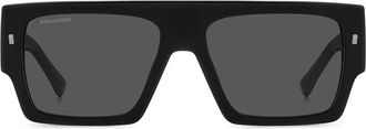Dsquared2 D2 0165/S Zonnebril - Dames - Zonnebrillen - Zwart - 57 MM - Accessoires