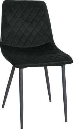 Clp Silla De Comedor Telde De Terciopelo Negro