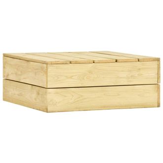vidaXL Tavolo Da Giardino 75x75x31 Cm In Legno Di Pino Impregnato - Vidaxl