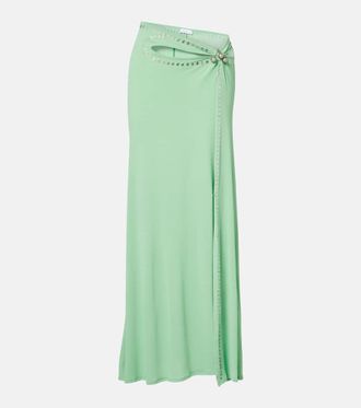 Paco Rabanne Embellished maxi skirt