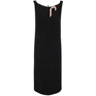 N&deg;21 Dames, Jurken, Zwart, Maat: S Viscose
