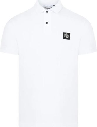 Stone Island Slim Fit Cotton Pique Polo Shirt