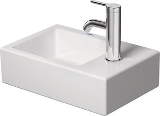 Duravit Vero Air Fontein - 38x25cm - kraangat rechts - wit