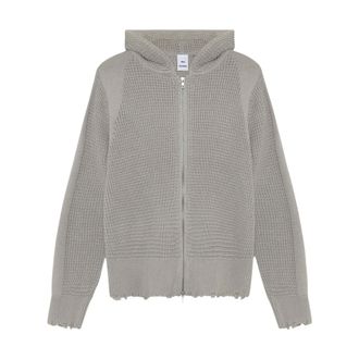 Won Hundred Cardigans, male, Gray, Size: L Glasgow Knit Hood