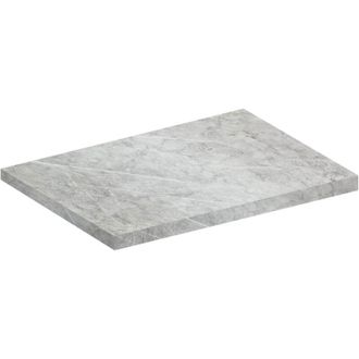 ebuy24 Ebuy24 - Piano di lavoro vcm 30mm di spessore Larghezza 100 cm Facile da pulire Piano cucina - Fasola (stile marmo)