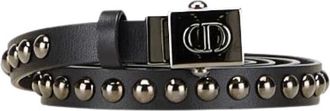 Dior Pre-owned Belts, female, Black, Size: ONE SIZE Pre-owned Leather belts
