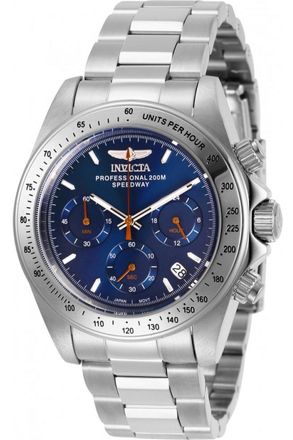 Invicta Speedway 27770 Heren Horloge - Quartz Uurwerk - Roestvrij Staal met blauwe Wijzerplaat - 39mm
