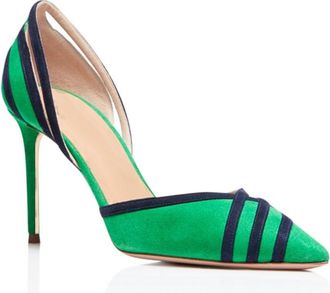 Generic Sexy Pointed Toe Stiletto Pumps for Womens, Fashion Side Hollowing Party Court Shoes, Elegant Suede Closed Toe Dress Wedding Evening High Heels Shoes,