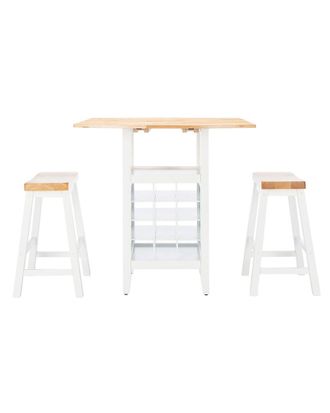 Safavieh Emeric 3Pc Set Drop Leaf Pub Table