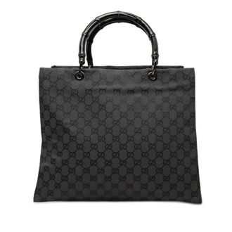 Gucci Pre-owned Gucci GG Canvas Bamboo Handbag Ladies BOY4EJC4TU8D1XH0