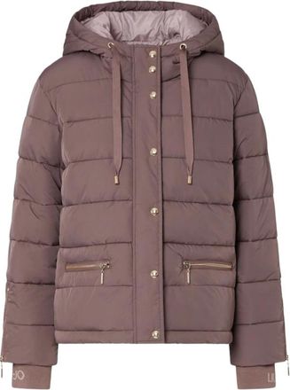 Liu Jo Gewatteerde Jas Tf 6008 Ts 72A - Dames - Winterjassen - Bruin - S - Polyester - Jassen