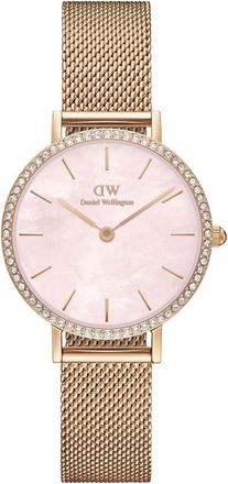 Daniel Wellington Womens DW00100663 Ladies Petite Lumine Rose Gold 28mm Watch - One Size
