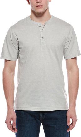 Weatherproof Vintage Weatherproof Vintage Sueded Micro Stripe Henley T-Shirt