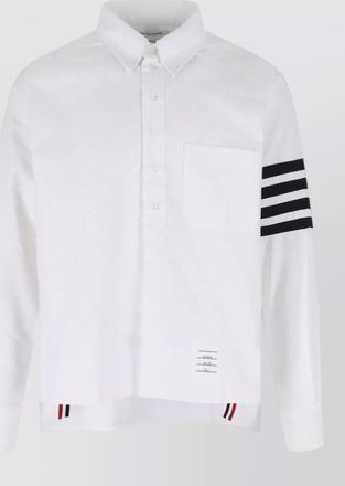Thom Browne button down shirt stripe detail design