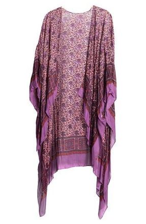 Saachi Printed Ruana in Purple at Nordstrom Rack