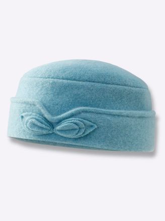 Casual Looks Beanie CASUAL LOOKS, Damen, blau (aqua), Wolle, M&uuml;tzen Beanie