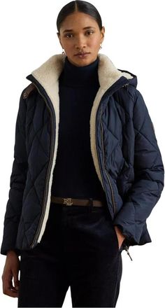 Ralph Lauren Abrigo acolchado con aislamiento HD Diamond de 63.5 cm - Jackets - Mujer - Azul - S