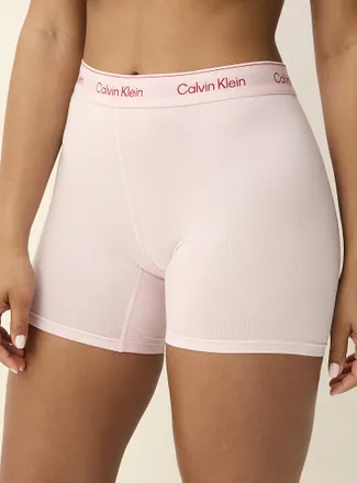 Calvin Klein Womens Logo band stretch boxer brief Cotton and modal