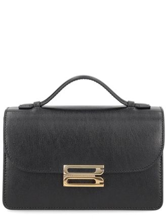 Victoria Beckham Neutrals Dorian Small Structured Leather Handbag