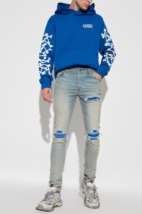 Amiri Jeans With Amiri Logo, Mens, Blue