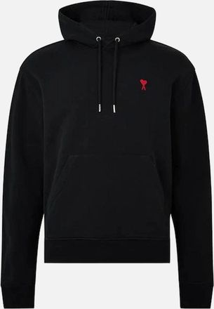 Ami Mens Ami Paris Classic Logo Hoodie Black - Size: 40