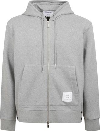 Thom Browne Striped Back Zip Hoodie