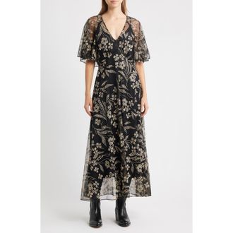 The Great. The Festal Floral Maxi Dress in Brocade Floral at Nordstrom Rack, Size 0 (Fits Like 0-2 Us)