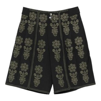 Antik Batik Casual Shorts - Dames - Korte Broeken - Zwart - S - Korte Broeken