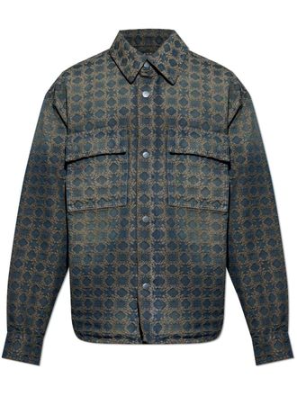 Amiri MA Quad jacquard denim jacket - men - Cotton - S - Blue