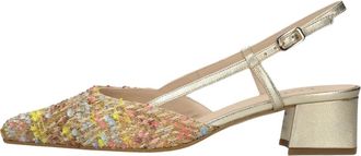 Lodi Schoenen, Dames, Veelkleurig, 40 EU, Leer, Dimi-Fiesta Slingbacks