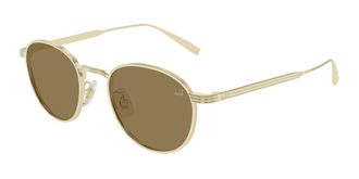 Dunhill DU0102S 001 Mens Sunglasses Gold Size 49