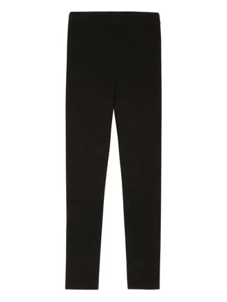 Bally ribbed cashmere leggings - Black