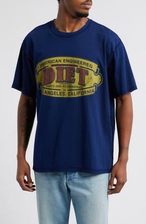 Diet Starts Monday Engineered Supima Cotton Graphic T-Shirt in Royal at Nordstrom Rack, Size Medium
