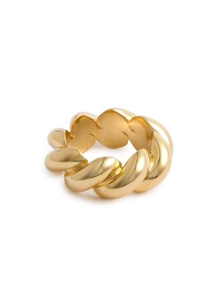 LIÉ STUDIO Lie Studio The Christine 18kt Gold-plated Ring - 52 (UK M / US 6.5)