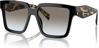 Prada PR24ZS 1AB0A7 Black/Havana/Grey Gradient