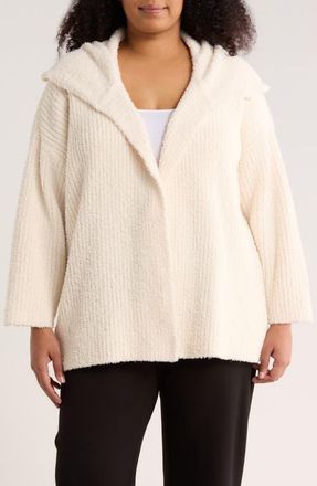 Jones New York Chenille Cardigan in Jones White at Nordstrom, Size Medium