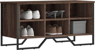 vidaXL Scarpiera Rovere Marrone 90x38x45,5 cm in Truciolato - Vidaxl