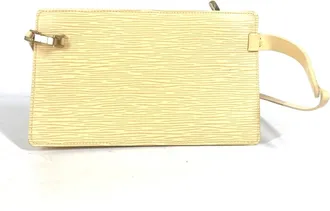 Louis Vuitton Vanilla Yellow Epi Leather Pouch Sling Bag (Pre-Owned)