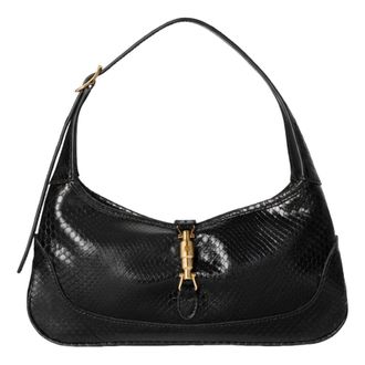 Gucci (WMNS) Gucci Jackie Slim Medium Shoulder Bag Black 863137-EABKH-1000