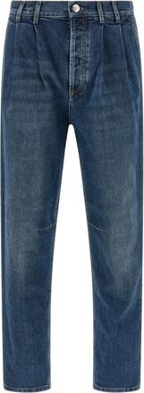 Brunello Cucinelli Iconic Fit Jeans - Heren - Loose Fit Jeans - Blauw - L - Katoen - Jeans