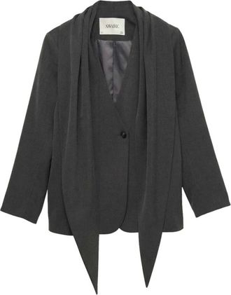 Vero Moda Blazer con scollo a V Awnoerrebro - - Jackets - Donna - Grigio - S