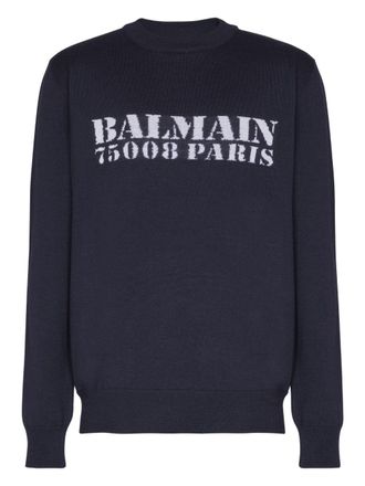 Balmain Pullover blau
