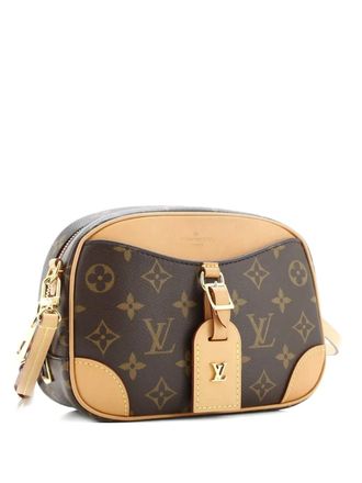 Louis Vuitton Deauville Handbag Monogram Canvas Mini crossbody bag - Bruin