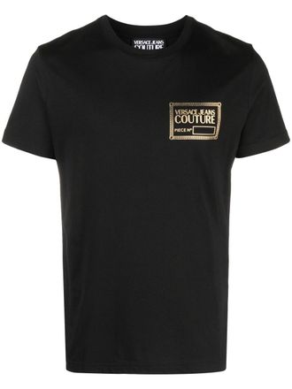 Versace Jeans Couture T-shirt con stampa - Nero