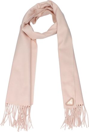Prada Damens Seidenschal Rosa/Puderrosa