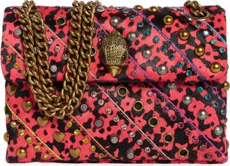 Kurt Geiger Mini Kensington Genuine Calf Hair Convertible Crossbody Bag in Red Combo at Nordstrom Rack