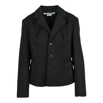 Comme Des Gar&ccedil;ons Jassen, Dames, Zwart, L, Wol, Gebreide blazer