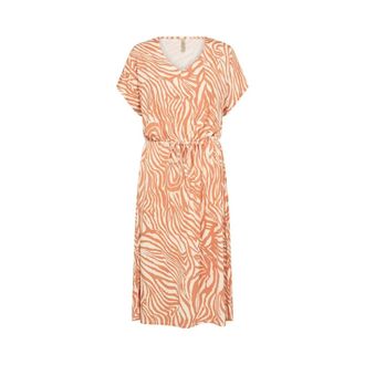 Soyaconcept Dames, Jurken, Oranje, Maat: S